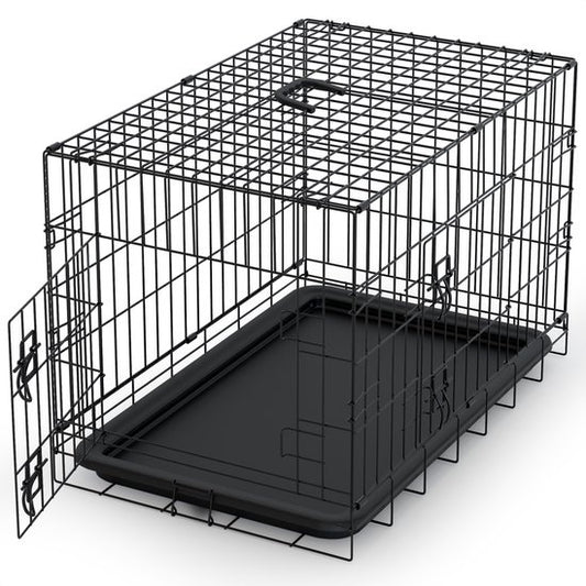 Banc pour chien XXL - Avalo - Cage pliable - 2 portes - 122x74x80 CM