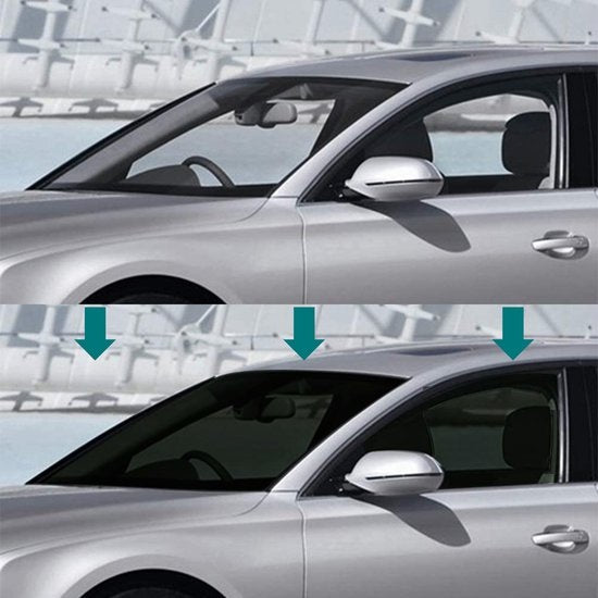 Homewell Film pour vitres d'auto HR++ 75x300 - Film teinté | Film solaire pour l'auto - Obscurcissement 10