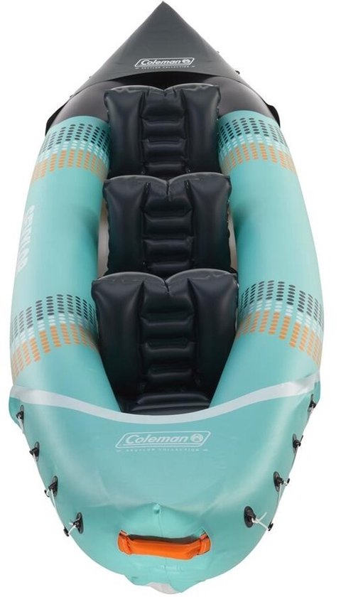 Kayak Sevylor Toledo – kayak familial pour 2 à 3 personnes – très stable – sièges réglables et amovibles – sac de rangement inclus
