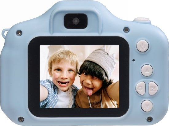 Denver Kids' Camera Full HD - Caméra selfie - 40MP - Appareil photo numérique pour enfants - Photo et vidéo - Jeux - KCA1340 - Bleu