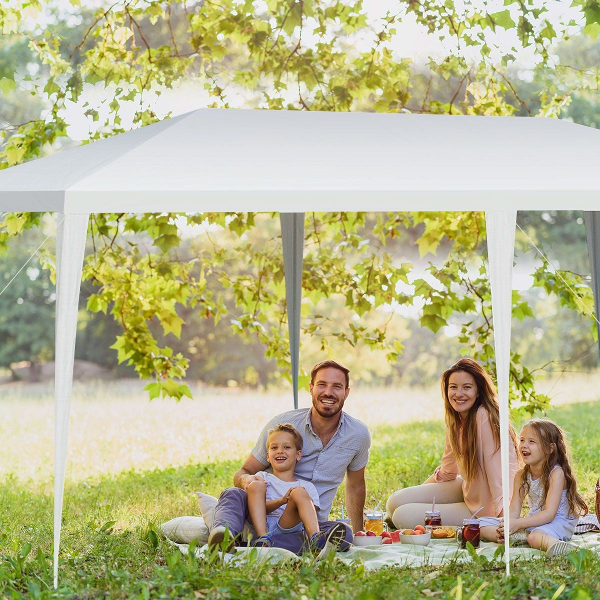 Coast Party Tent Pavilion Waterproof - 3m x 6m - White