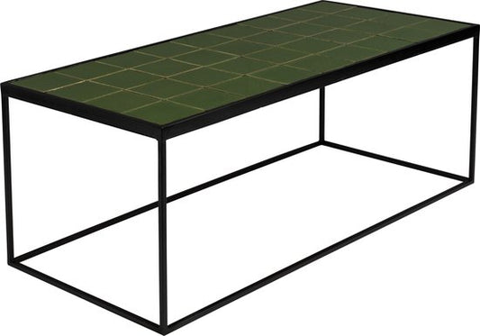 Zuiver Table basse émaillée 93x42.5 cm Vert