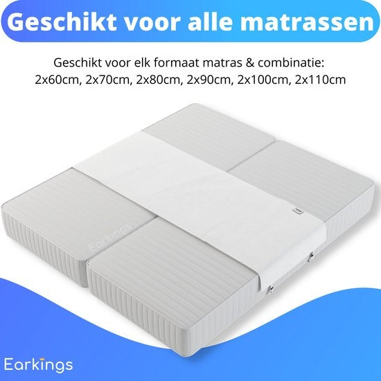 Coins de matelas Lovebridge - Les coins de matelas éliminent la couture entre deux lits - Coins de matelas Lovebridge - Coins de lit EarKings