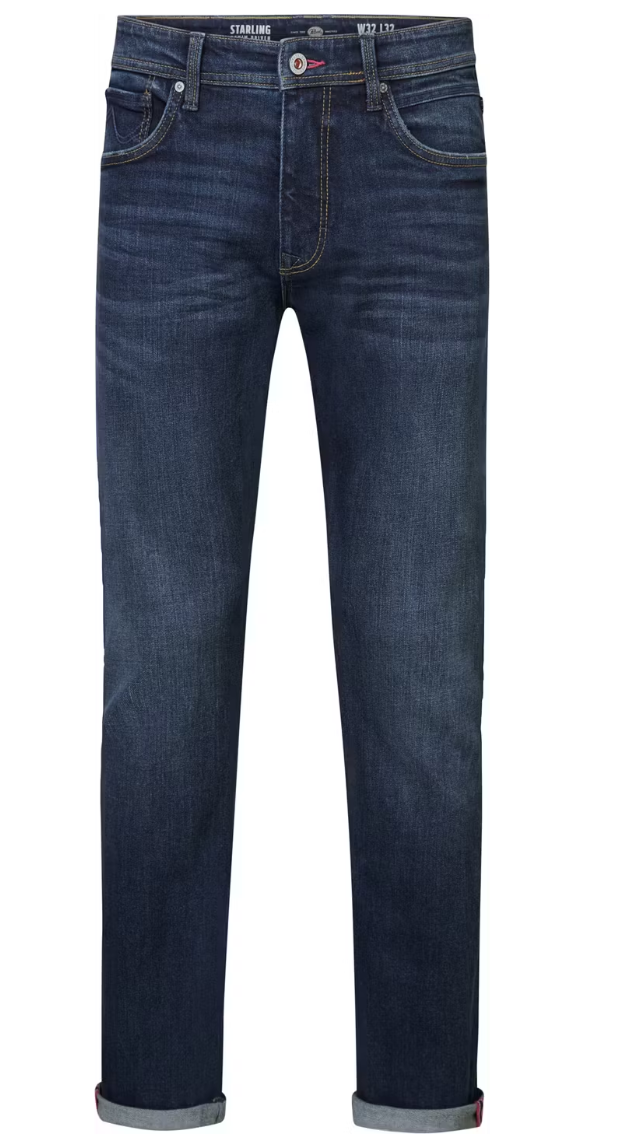 Petrol Industries Santiago Jeans - Dark Used - Taille 42 - Coupe droite