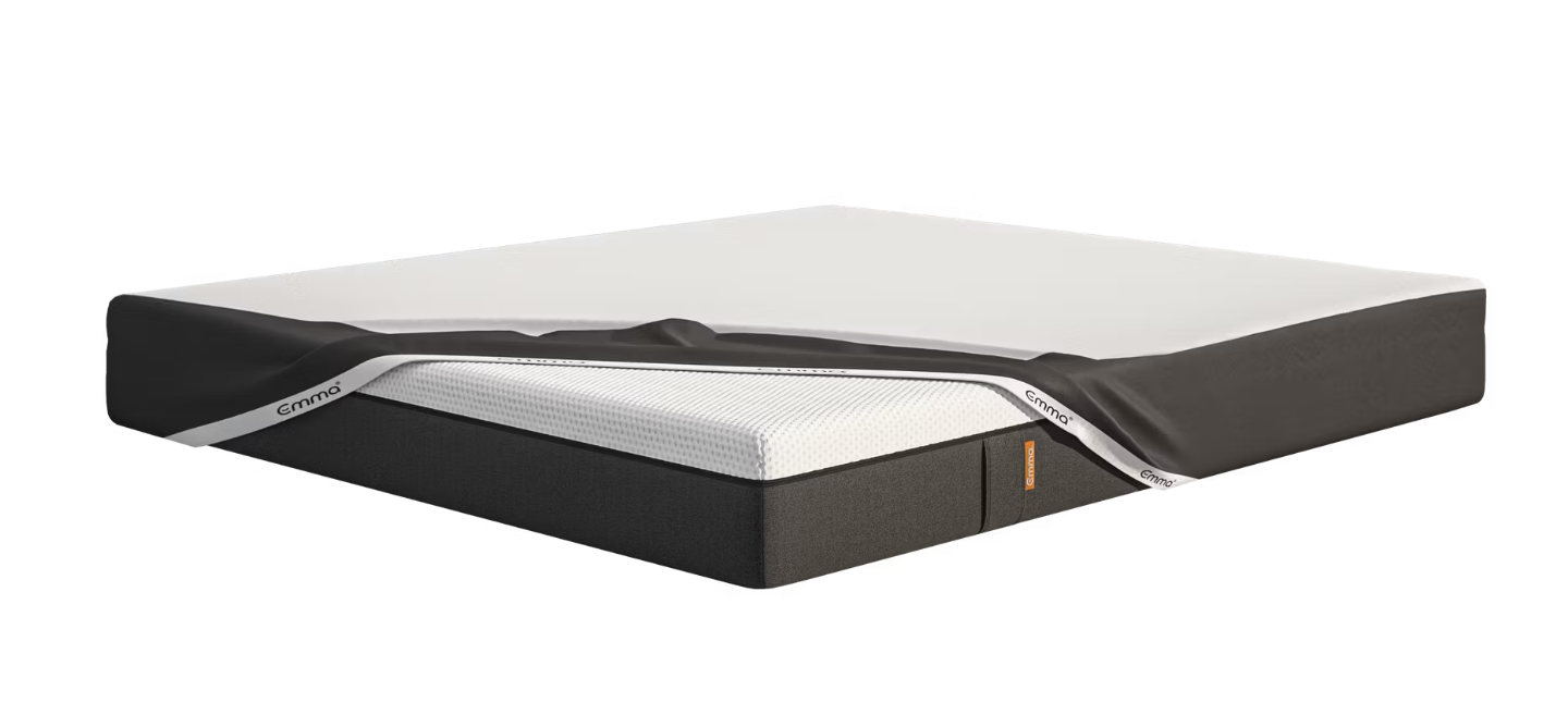 matelas & surmatelas protecteur EMMA - 180 x 200 cm - gris