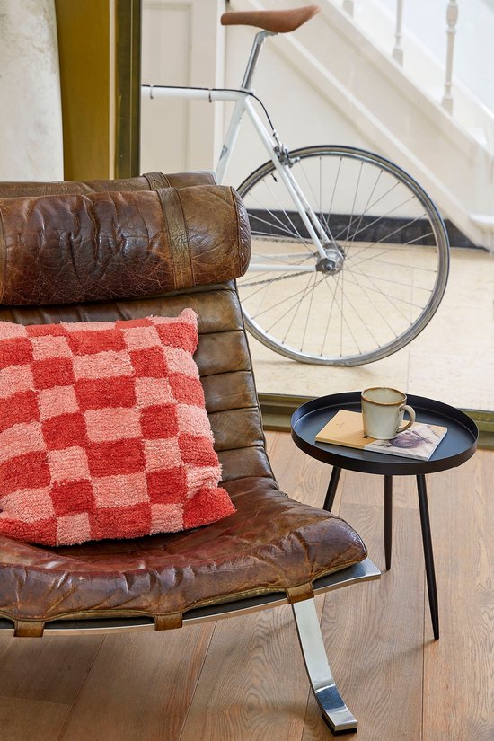 Table basse - Mica Decorations - Table d'appoint - H49 x Ø42 cm - Métal - Noir