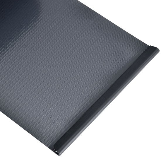 Bandes d'intimité en PVC - 3 pièces - 35 mètres - Anthracite - Clips de fixation inclus