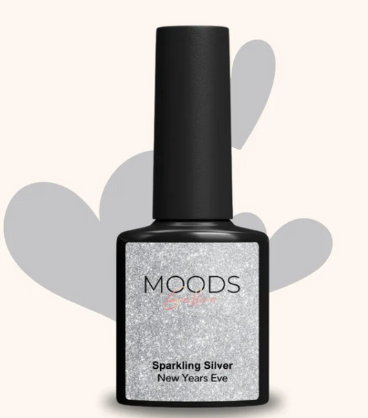 Vernis à ongles - Moods Gellac - 15ml - Argent Paillettes