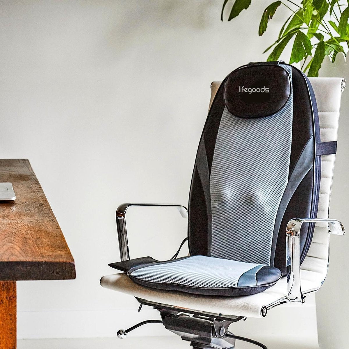 Coussin de massage Shiatsu - Auronic - Fauteuil de massage - Dos - Infrarouge - Noir