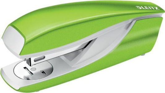 Agrafeuse Leitz WOW - Capacité d'agrafage de 30 feuilles - Agrafes incluses - Idéal pour le bureau à domicile - Vert