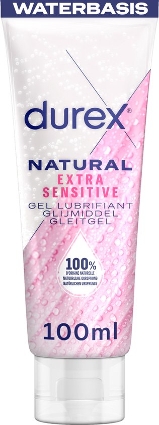 Lubrifiant Durex Natural - Extra Sensitive - 100 % naturel - 100 ml