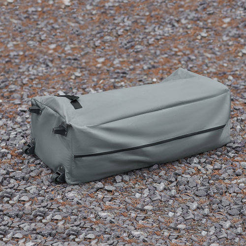 SoBuy Tente de camping - OGS60-L-HG - 2 personnes - pliable - lit inclus - 194 x 145 x 157 cm - gris