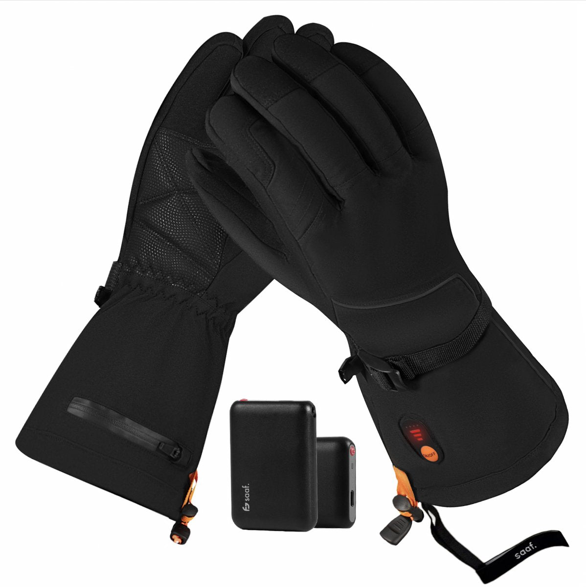 Gant chauffant Saaf 2.0 noir Taille XL