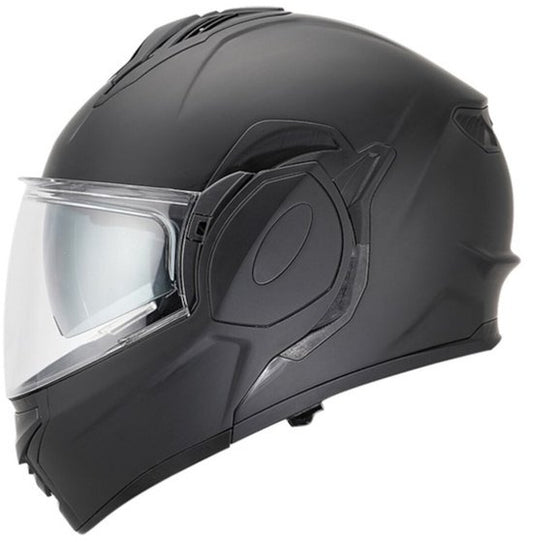 APEX MI200 Solid Matt Black System Helmet - Taille XL - Casque