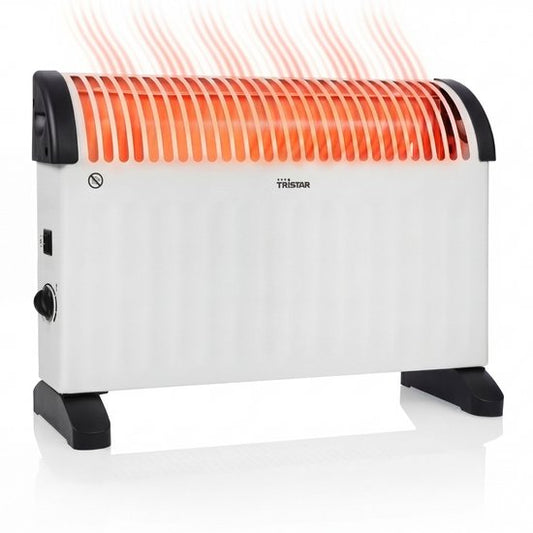 Tristar KA-5164 Convecteur de chauffage - 750W - 1250W - 2000 W - Thermostat réglable - 3 niveaux de chaleur - Protection contre la surchauffe