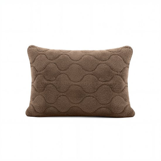 Couette Sleeptime 2 en 1 Teddy Premium sans housse - Couette avec taies d'oreiller incluses - 200 x 200 cm - Taupe/Marron
