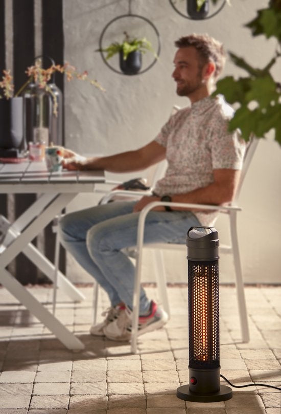 alpina Heater Chauffe-terrasse - Chauffage infrarouge - IP44 résistant aux éclaboussures - 800W
