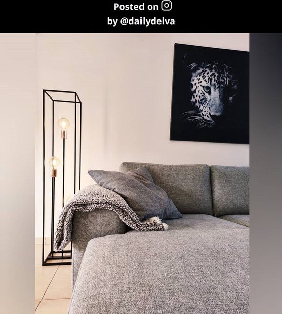 Lucide ARTHUR - Lampadaire - 3xE27 - Noir