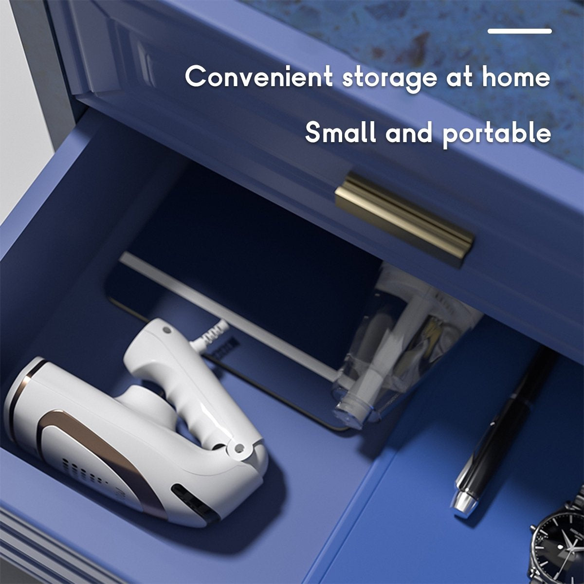 Fuegobird Défroisseur et nettoyeur de vêtements - Petit défroisseur portable pour la maison et les voyages - Alimentation en eau pour les bouteilles d'eau de grande capacité - Défroisseur pour vêtements/textiles/tissus