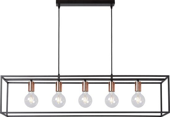 Lucide ARTHUR - Suspension - 5xE27 - Noir