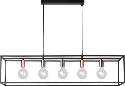 Lucide ARTHUR - Suspension - 5xE27 - Noir