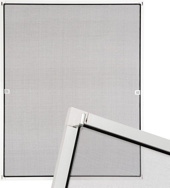 Tectake - Moustiquaire à insérer - 80x100 cm - Blanc