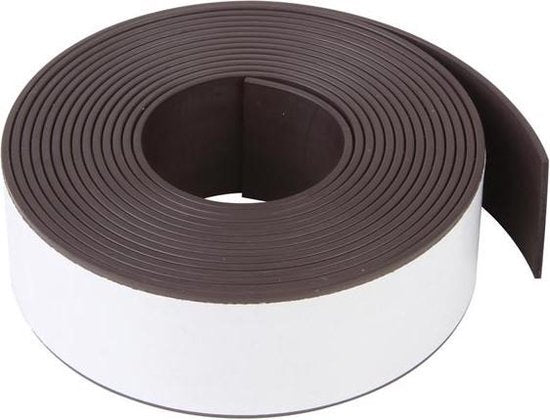 Bande magnétique flexible Velleman - Autocollante - 300 x 2,5 cm - Noire