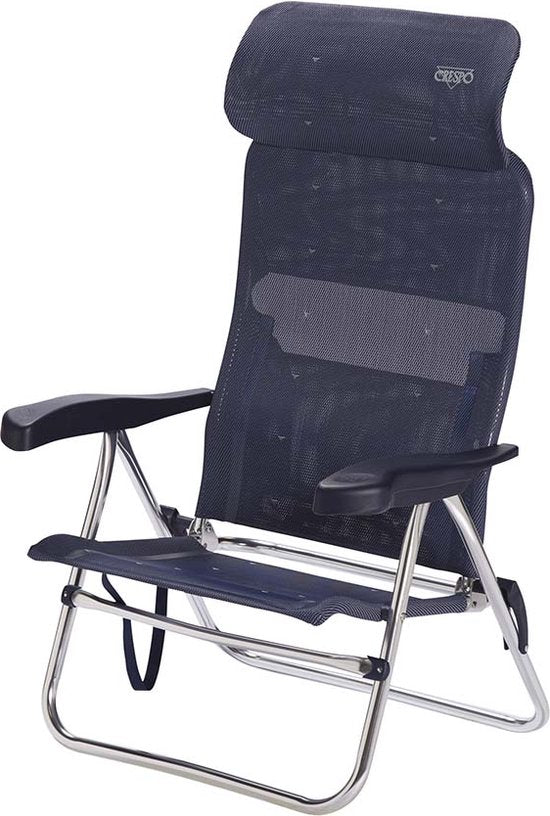 Crespo - Chaise de plage - AL/205 - Compact - Bleu foncé