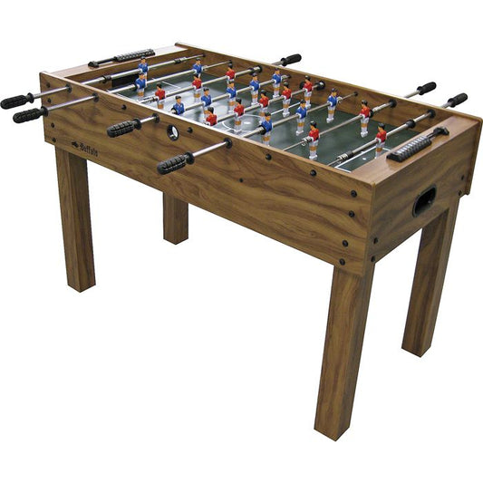 Table de baby-foot Buffalo Shoot - Barres télescopiques - MDF - Aspect bois - Enfants jusqu'à 12 ans