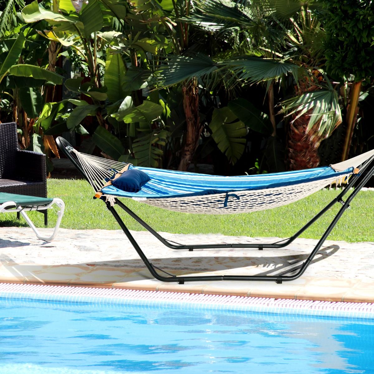 Support de hamac Coast - Max. 200 kg - 270 x 100 x 110 cm - Noir