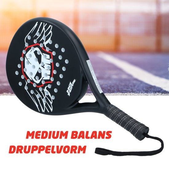 Raquette de Padel No Fear - Raquette de Padel légère - Noir