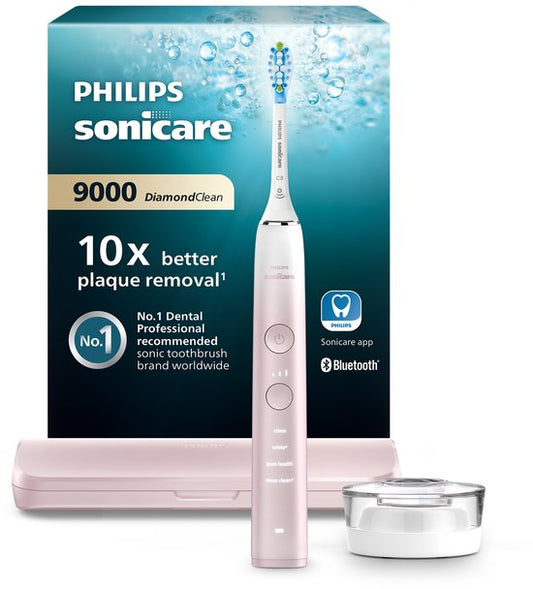 Philips Sonicare DiamondClean 9000 - Brosse à dents électrique - Rose/Blanc - Ombré - HX9911/84