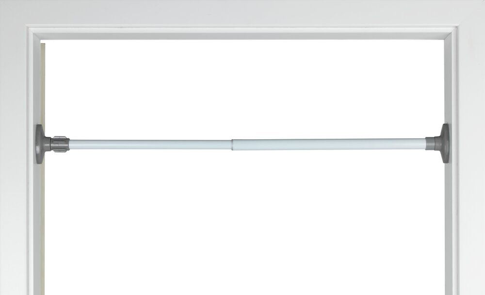 WENKO Herkules, support à pinces blanc - Réglable de 47 à 80 cm - Sans perçage