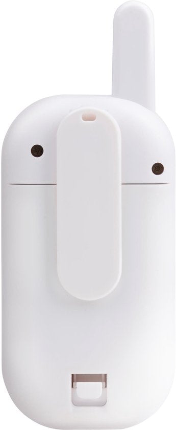 Babyphone audio DECT Grundig - Babyphone d'une portée de 150 m - Unité parents et unité bébé - avec indicateur sonore à LED et fonction interphone - Accessoires pour chambre de bébé - Blanc