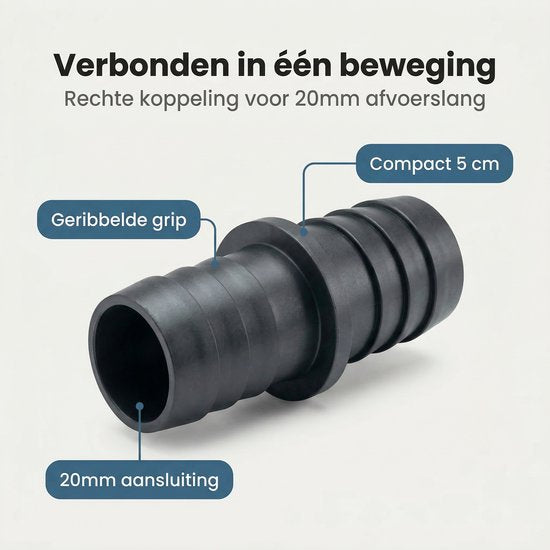 Raccord de drainage Cheqo® - Raccord de drainage - Raccord droit de drainage - Connecteur de drainage - Raccord de drainage - Manchon de drainage - Raccord de réduction de drainage - Raccord droit de drainage
