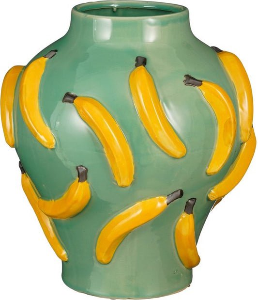 Mica Decorations Vase Moza - H38 x Ø34 cm - Céramique - Vert clair