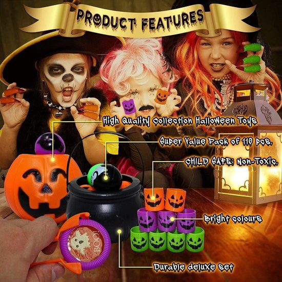 The Twiddlers - Lot de 110 jouets - Thème Halloween