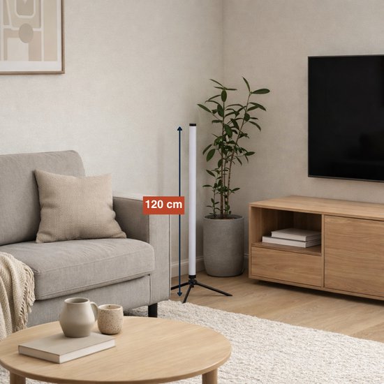 Lampe sur pied Grundig - LED - RGB - USB - 120 cm