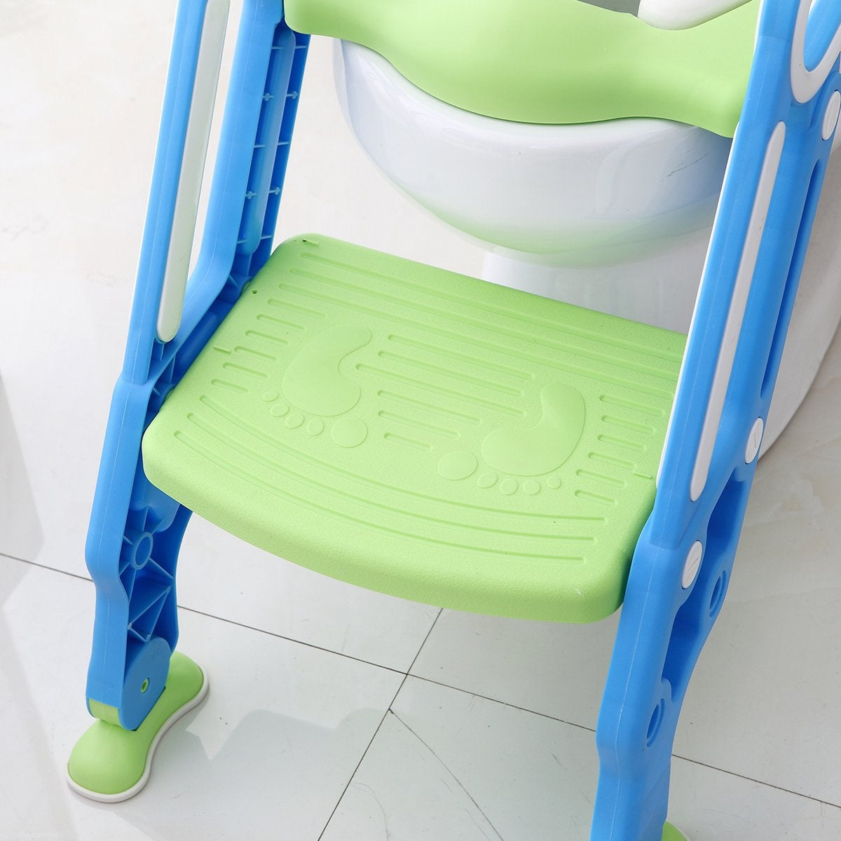 Réducteur de toilettes LifeGoods - Pot pour enfant - 2 à 7 ans - Vert/Bleu