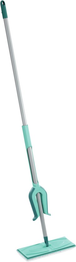 Racleur de sol Leifheit Picobello M Micro Duo avec manche - largeur de nettoyage de 33 cm - turquoise - gris
