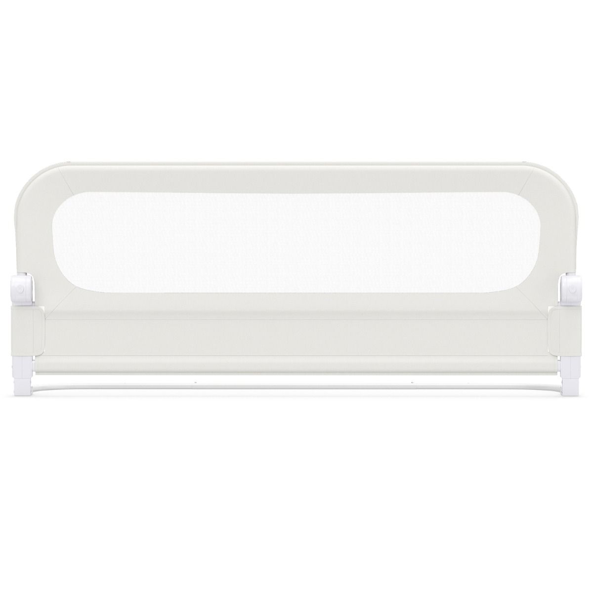 Barrière de lit pliable Coast pour tout-petits - Réglable et pliable - Taille L - Blanc
