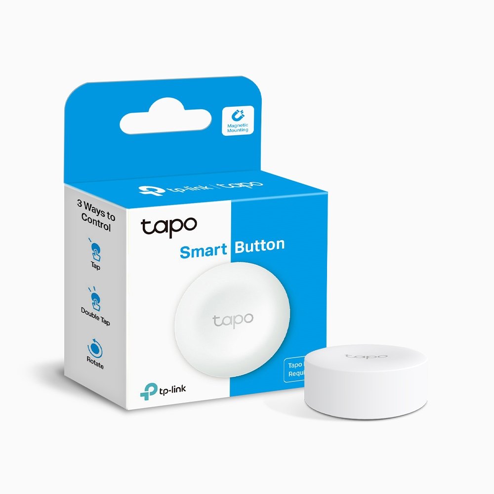 Bouton intelligent sans fil TP-Link Tapo S200B - Blanc - Ø 43,5 x 16,9 mm