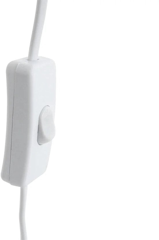 Lampe de table Anne Lighting Porcelain - blanche - porcelaine - 14 cm - douille E14 - 3058W