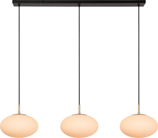 Lucide ELYSEE - Lampe suspendue - 3xE27 - Opale