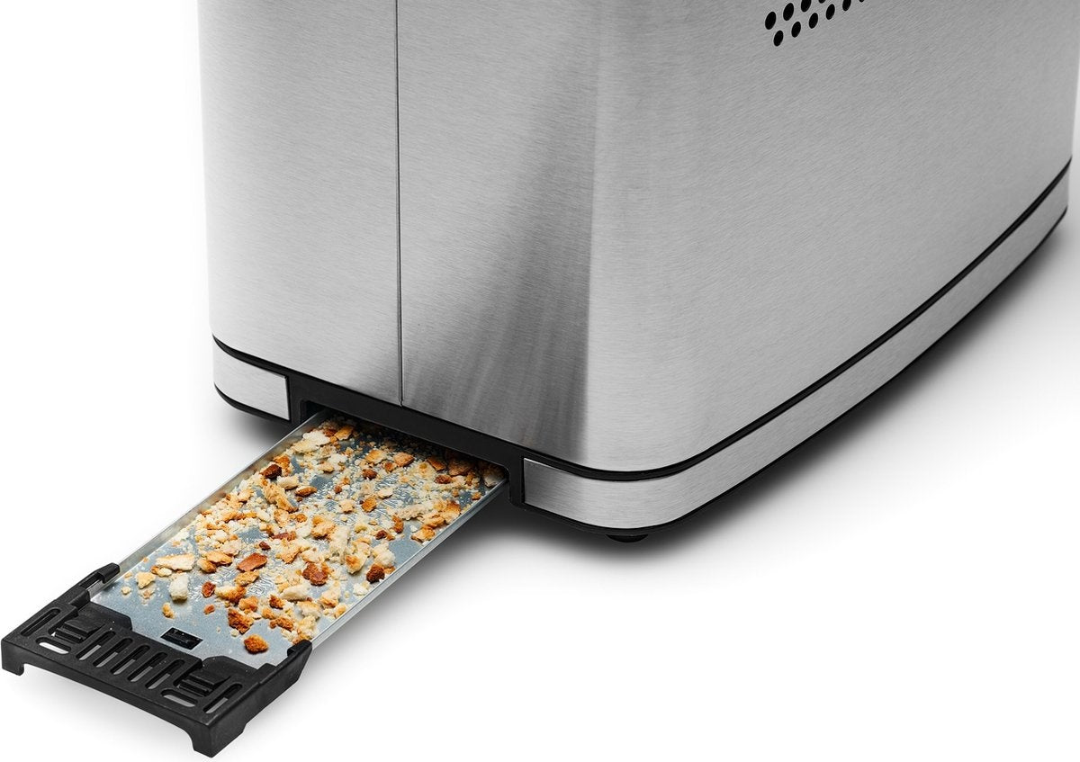 Solis Flex Toaster 8004 - Toaster Broodrooster - Met geheugenfunctie - Zilver