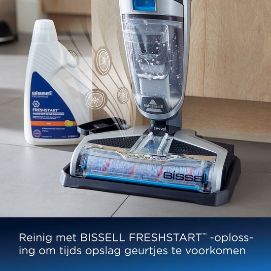 BISSELL Crosswave C3 Select Aspirateur-balai avec fonction balayage - Aspirateur filaire pour sols - 3 en 1 : aspirer, balayer et sécher - Aspirateur multi-surfaces - Machine à nettoyer les moquettes, les carrelages et les sols en bois - Puissant moteur d