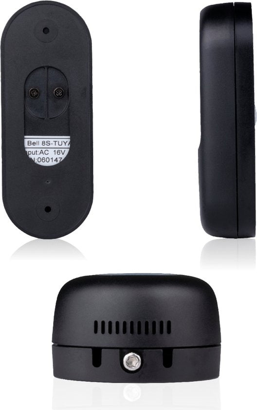 Alpina Smart Home Video Doorbell avec caméra et Wifi - Full HD - Interphone - Vision nocturne - Capteur de son et de mouvement - IP54