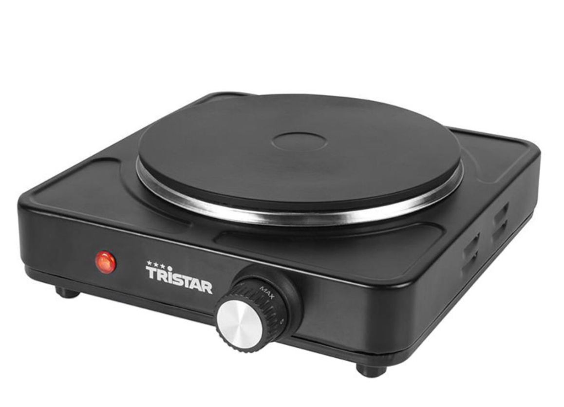 Plaque de cuisson Tristar KP-6151KL 1 500 W - Ø 18,5 cm - Noir
