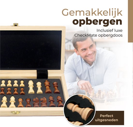 Windsor CheckMate - Échiquier - 40 cm - Magnétique