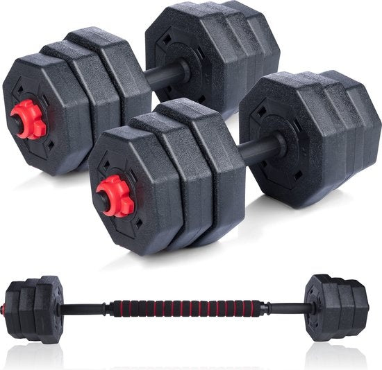 Jeu d'haltères - Umbro - 20 KG - Haltères réglables - Poids 1,25 KG, 1,5KG et 2KG - Plastique